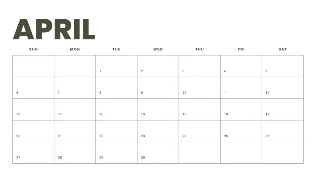april