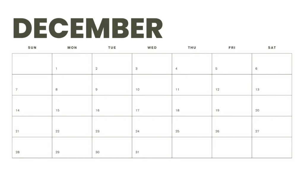 december