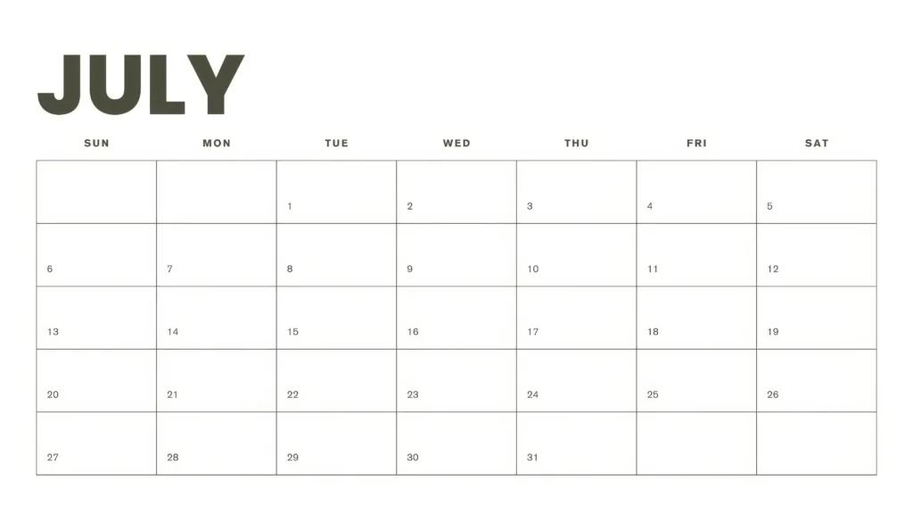 july