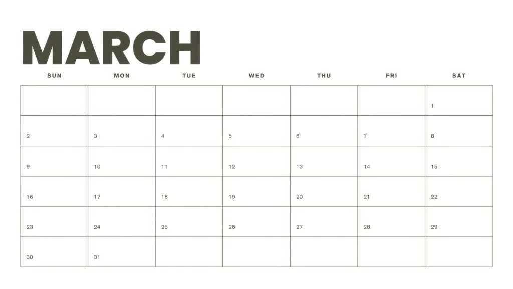 march