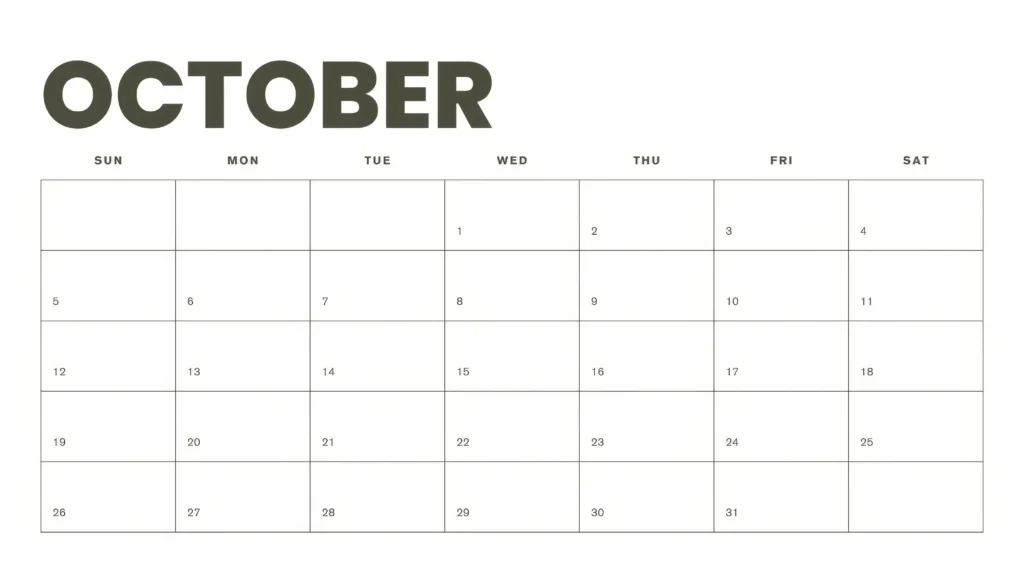 october